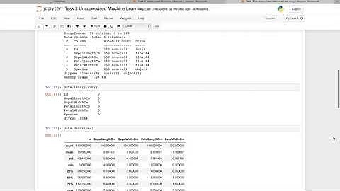 Task 3 : Unsupervised Machine Learning | The Sparks Foundation