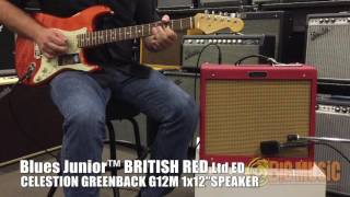 Fender Blues Junior Ltd Ed British Greenback G12M Demo