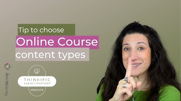 How to choose the right content type for your online course