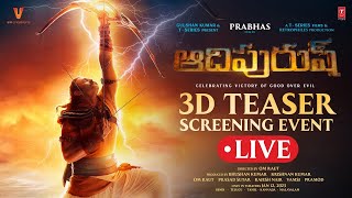 Adipurush 3D Teaser Screening Event Live | Prabhas | Kriti Sanon | Saif Ali Khan | Om Raut