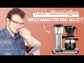 Moccamaster kbg 741 select  cafetire filtre avec broyeur  le test maxicoffee