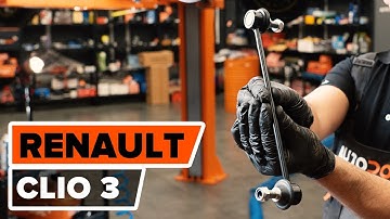 Hvordan bytte foran stabilisatorstag der på RENAULT CLIO 3 [AUTODOC-VIDEOLEKSJONER]