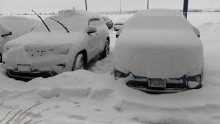 01-18-2023 North Platte, Nebraska - Digging Out After Over A Foot Of Snowfall