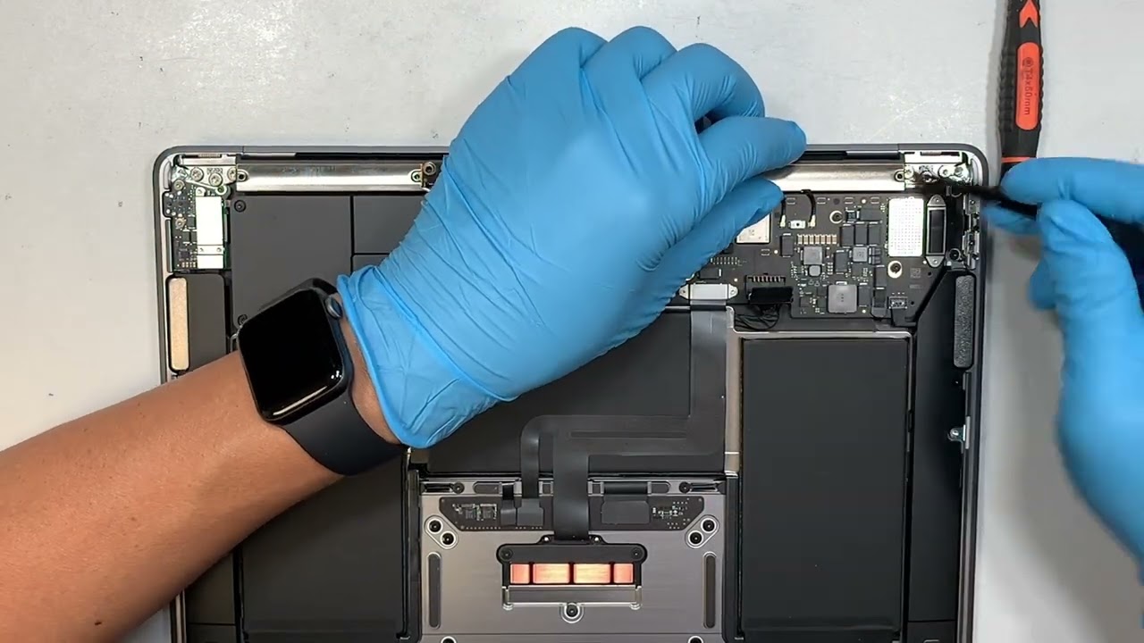 Macbook Air M1 2020 Space Grey Screen Replacement A2337 - YouTube