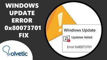 Windows Update Error 0x80073701 ✔️ FIX