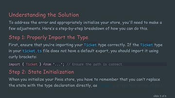 How to Initialize a Pinia Store with TypeScript for Vue.js Projects
