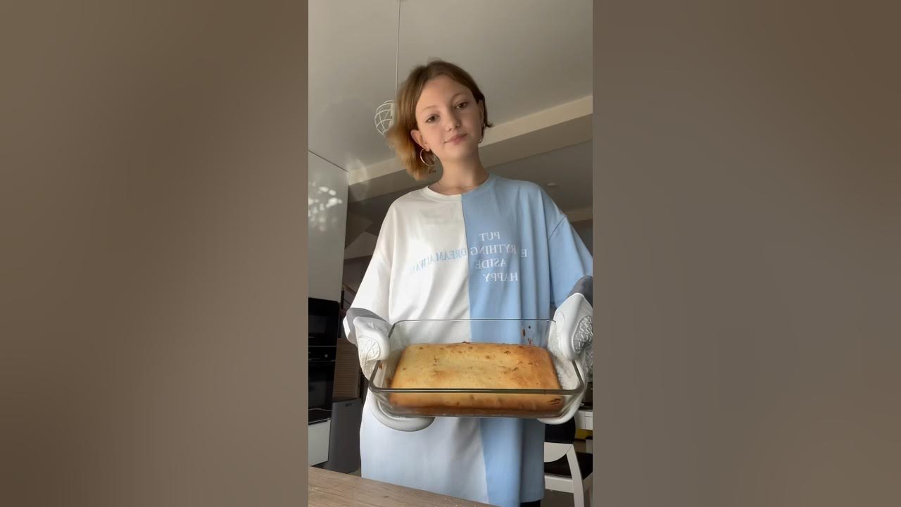 готовим абрикосовый манник (из готовой смеси увелка) 2 часть🥧🍰#food # ...