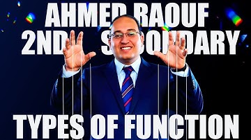 Pure math 2nd secondary first term 2026 | types of function