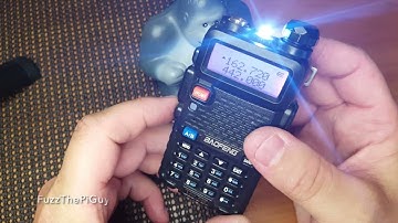 Baofeng UV5R Ham Radio Tips | Keypad Lock | Firmware Version | Light | FM Radio