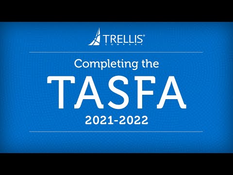 Completing The TASFA 2021 2022 