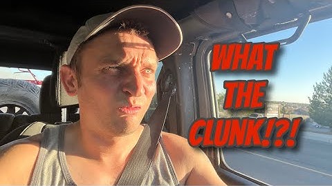 Clunking noise when hitting the gas? What could it be!?