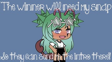 Intro contest! -READ PINNED COMMENT AND DESC-