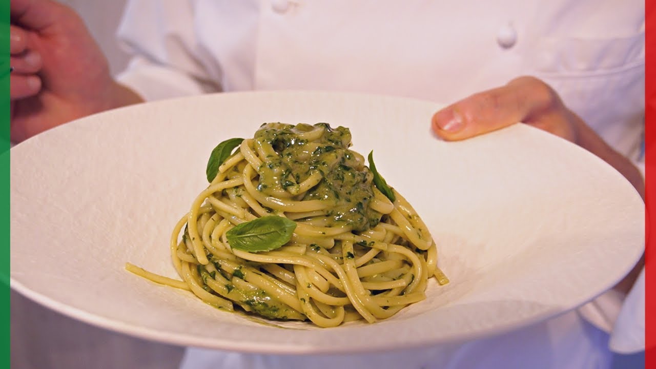 バジルの愛を1番感じるジェノヴェーゼの作り方【Linguine al Pesto Genovese】