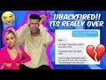 LYRIC PRANK ON GIRLFRIEND GOES WRONG! **ITS OVER**