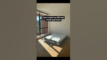 How I styled me 500 sqft studio apartment!