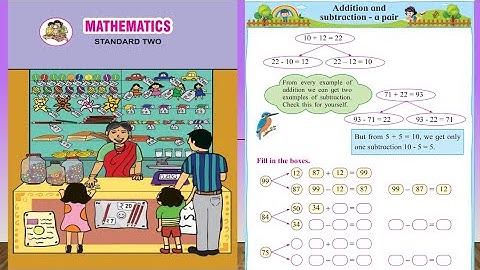 Std.2nd Mathematics (Addition and subtraction - a pair) page no.30,31