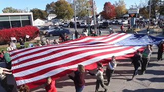 Video from the Veterans day parade in O&#39;Fallon and ceremony in Belleville, Illinois