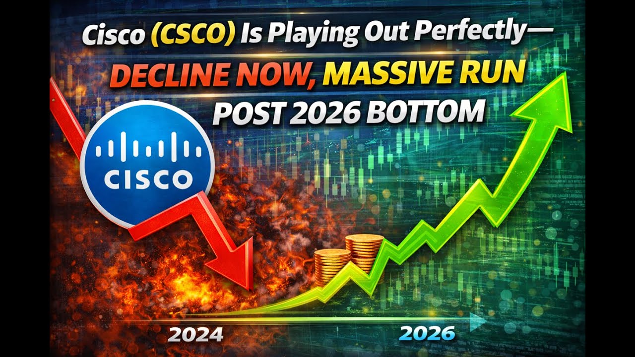 Cisco (CSCO) Is Playing Out Perfectly -- Decline Now, Massive Run Post 2026 Bottom