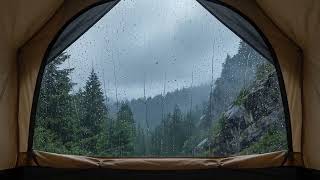 Heavy Rain on Tent in the Forest for Instant Sleep and Insomnia Relief ASMR 8 Hours