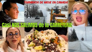 ❄️ Así VIVIMOS la TORMENTA DE NIEVE en CANADA 🇨🇦 Casi Nos Salimos de la Carretera | Vlog001