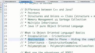 OOPS Concepts : What is Abstraction