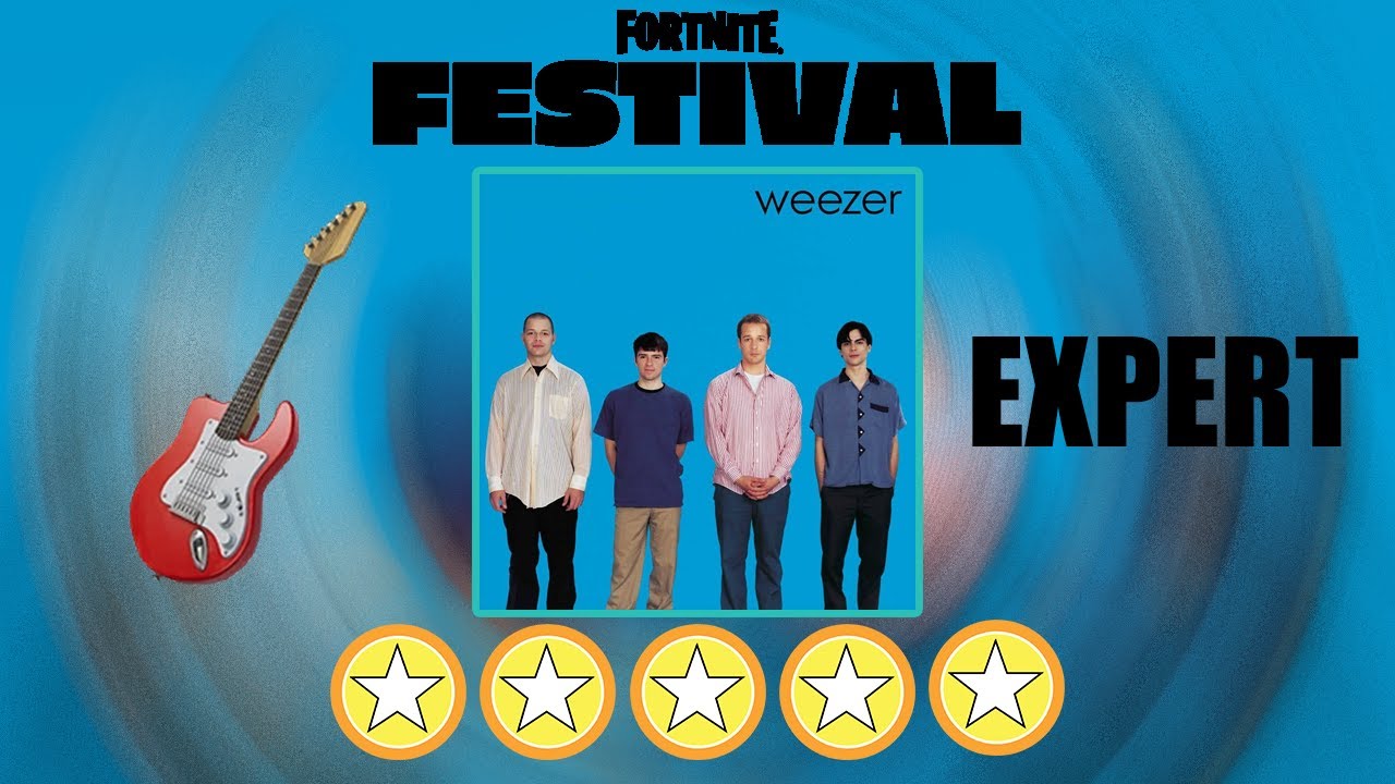 Fortnite Festival Weezer Buddy Holly Gold Starred (Lead) YouTube