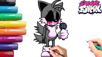 HOW TO DRAW SOUL TAILS | Friday Night Funkin (FNF) - Easy Step By Step Tutorial For Beginners