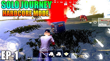 SOLO JOURNEY HARDCORE MODE || EP-1|| mission evo