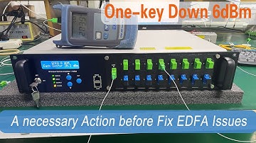 Allows you to Operate and Maintain EDFA with Confidence | No Worry about Network Downtime