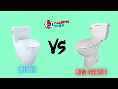 Skirted vs Not-Skirted Toilets, which one is right for you?