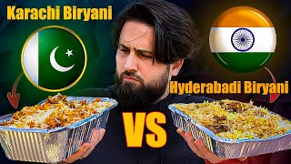 Karachi Biryani vs Hyderabadi Biryani. i did not expect this result. Extremely delicious