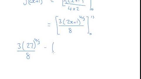 C3 2007 June q4i - A2 Maths - Integrating functions in the form f(ax+b)