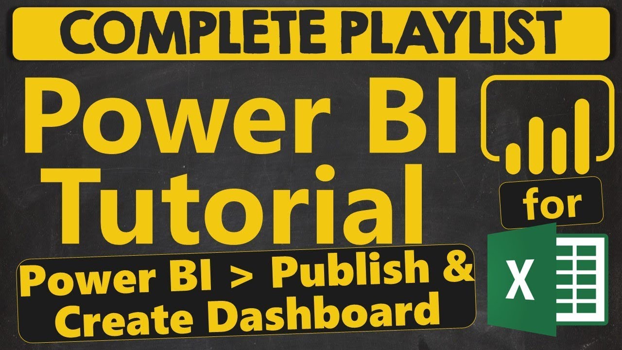 Power BI Tutorial for Beginners: Power BI. Publish and Create Dashboard ...