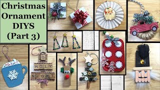 🌲QUICK and EASY CHRISTMAS ORNAMENT DIYS (Part 3) | Dollar Tree DIY | Christmas Tree Decorations🌲