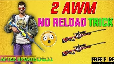 how to use double sniper after ob31 update in freefire! tips and trick for use double sniper! bangla