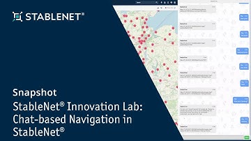 StableNet® Snapshot Series - StableNet® Innovation Lab: Chat-based Navigation in StableNet®