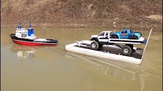 Rc SHORT COURSE TRUCK &amp; SCALE BOAT&amp;EXTREME DUALLY TRUCK ADVENTURE.