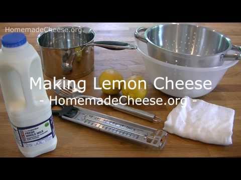 Making Lemon Cheese