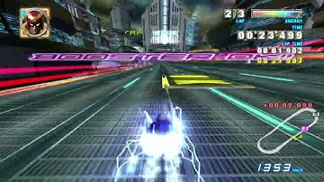 F-Zero GX - Mute City Sonic Oval With Blue Falcon (0