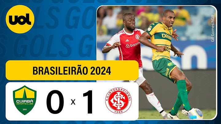 CUIABÁ 0 X 1 INTERNACIONAL - CAMPEONATO BRASILEIRO 2024; VEJA O GOL!