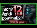 Yorick to Masters begin... NOW! 12 Kill 650 GPM Yorick DESTROYS the Rift - League of Legends