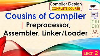 L2: Cousins of Compiler | Preprocessor, Assembler, Linker/Loader | Compiler Design Lectures Hindi