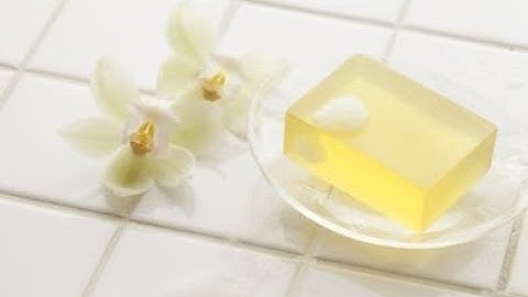 How to Make TRANSPARENT BAR SOAP AT HOME