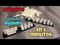 Rummy aprende a jugar en 5 minutos  como jugar rummy  reglas del rummy  juego de mesa rummy