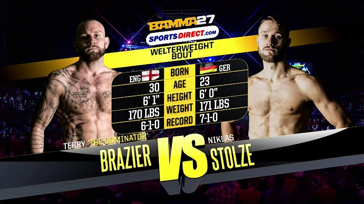 BAMMA 27: Terry Brazier vs Niklas Stolze