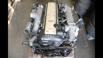 JDM Toyota 1JZGTE VVTi 2.5L Turbo Engine Compression Test @ JDM Nagoya Auto Parts S/N # 1JZ-6152017
