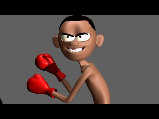 animated boxing cartoon