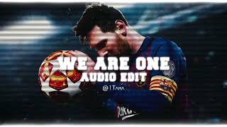 We Are One Ole Ole-Pitbull Edit Audio
