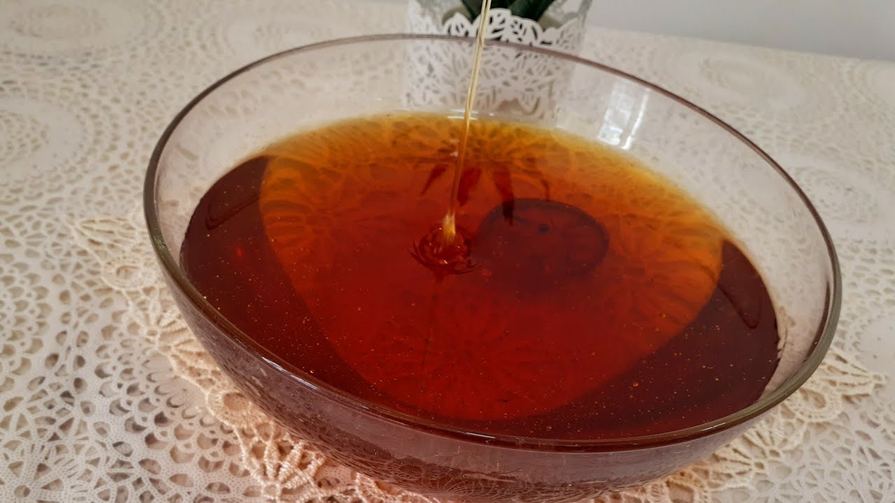 عسل  منزلي ناجح سريع  التحضير ناجح 100/100  للمعسلات والحلويات