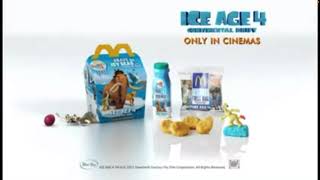 Mcdonalds Happy Meal Uk Ice Age 4 Advert 2012